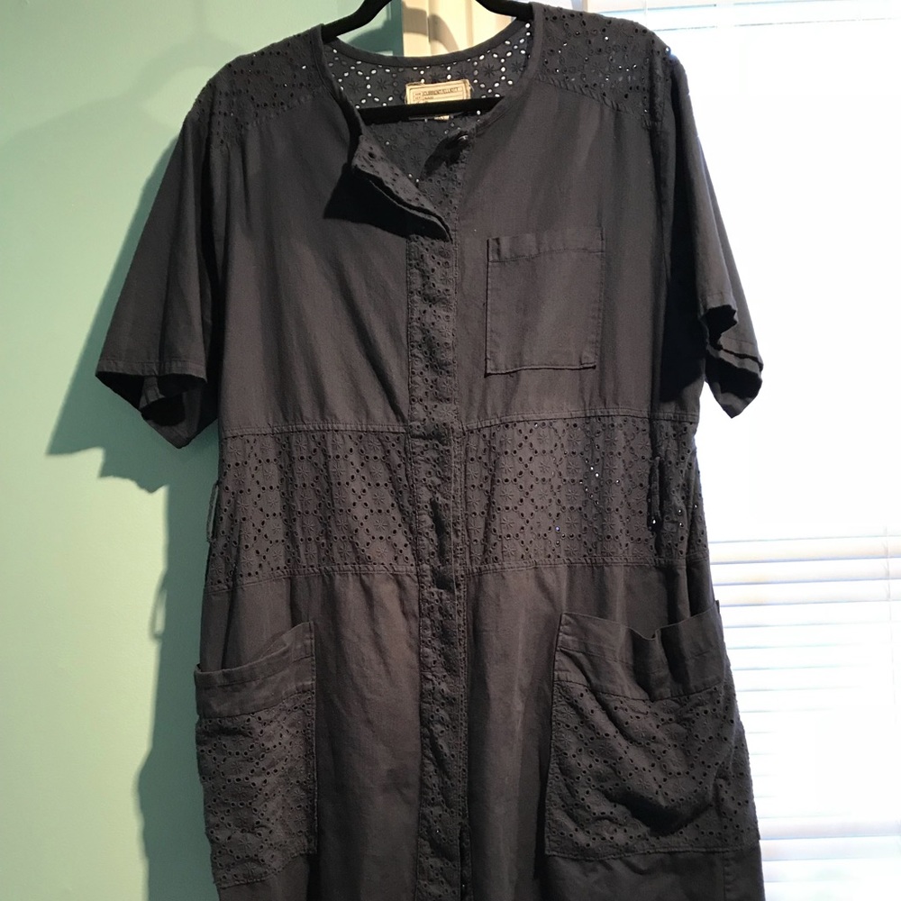 Current/Elliot navy lace dress